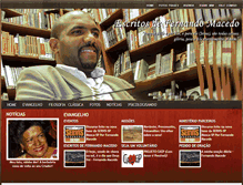 Tablet Screenshot of pastorfernandomacedo.com.br